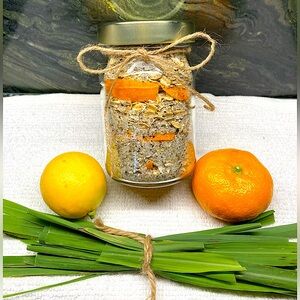 Citrus Infused Foot Soak Bath Salts Hand Crafted Gift New